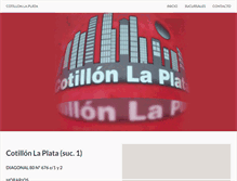 Tablet Screenshot of cotillonlaplata.com